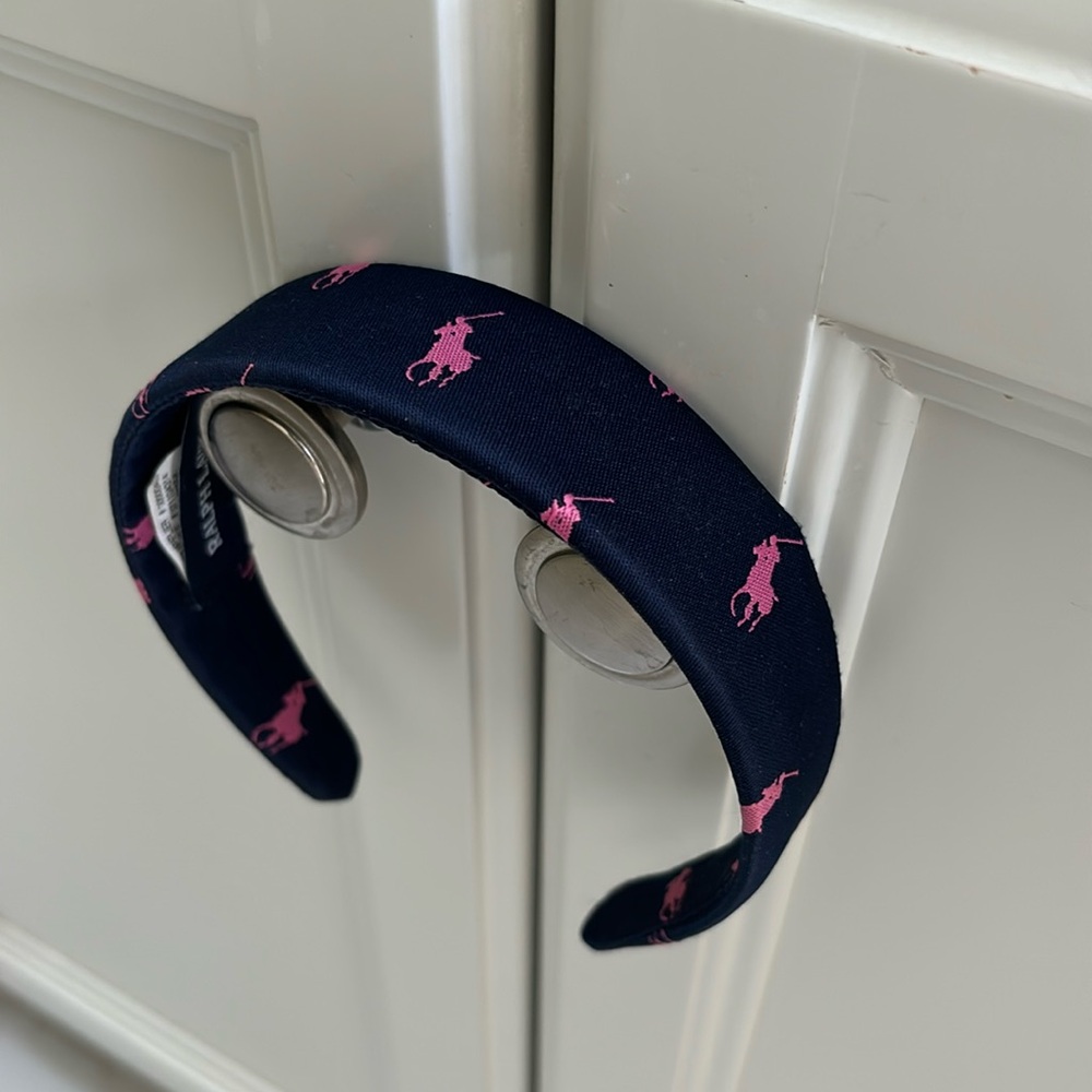 Girls Ralph Lauren Polo Headband EUC